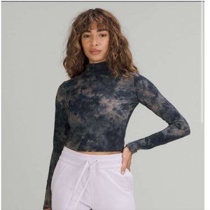 Lululemon All Aligned Mock Neck Lunar Rock - 8